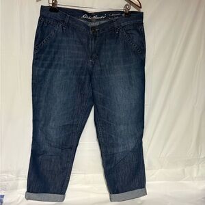 Eddie Bauer Dark Blue Boyfriend Jeans
